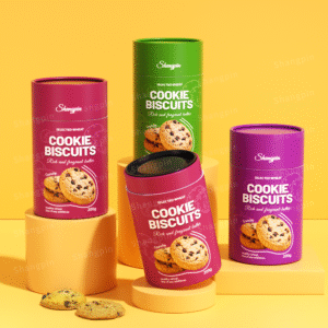 批发食品级饼干纸罐包装盒