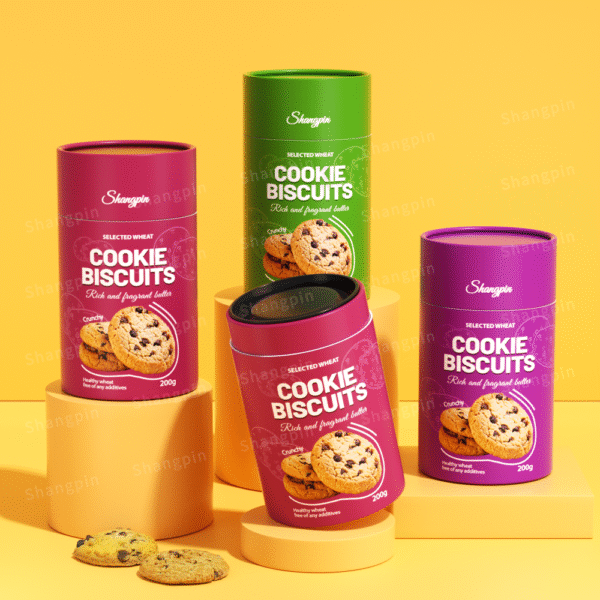 批发食品级饼干纸罐包装盒