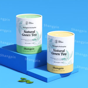 定制印刷食品级圆筒纸罐茶叶包装