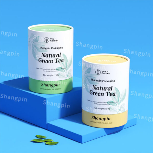 定制印刷食品级圆筒纸罐茶叶包装