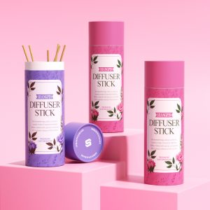 定制香筒檀香礼佛线香圆形纸罐包装盒