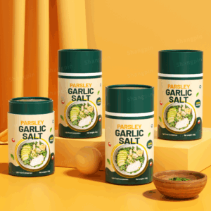 带筛孔海盐调料粉末纸罐包装定制烫金圆形管