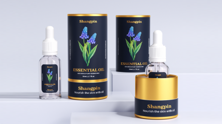 黑色化妆品纸罐